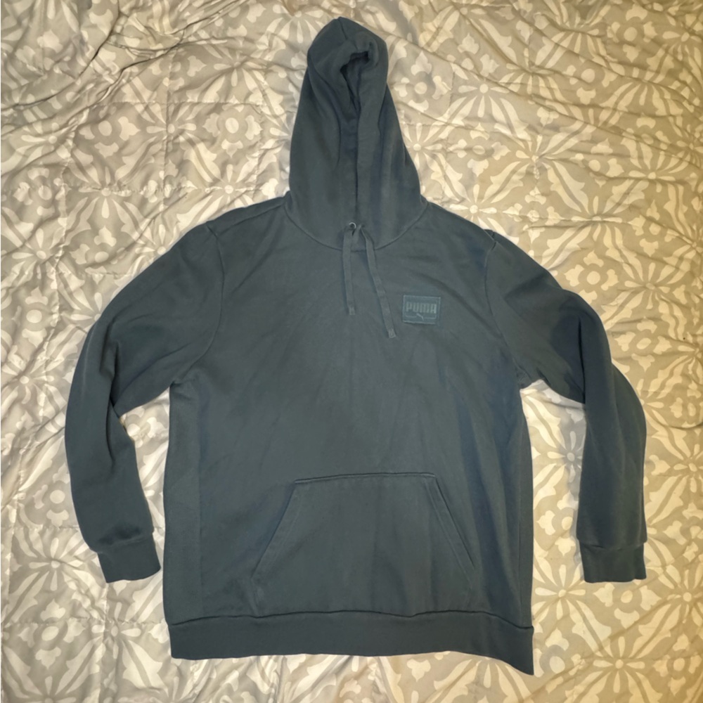 Men's‎ Teal/Blue Puma Hoodie Sweater